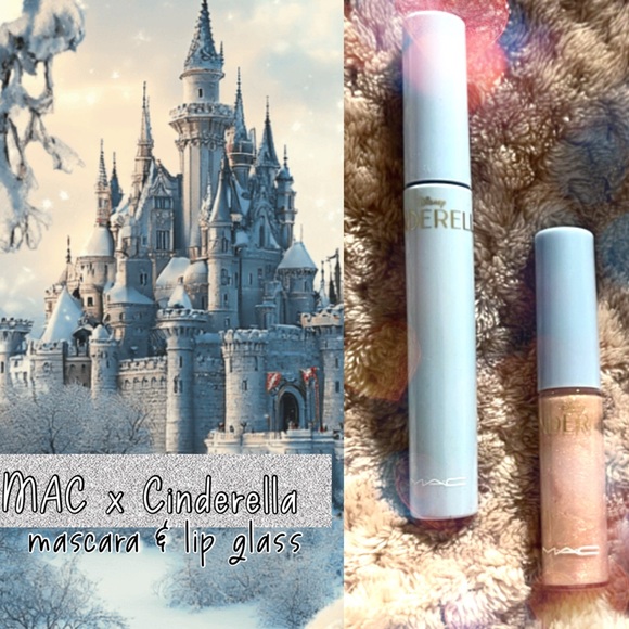 MAC Disney Cinderella Limited Edition Lip Glass & Studio Fix Black Mascara Set